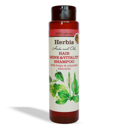 Hair Shine & Vitality Shampoo with Hops & Plantain Extracts, 300ml